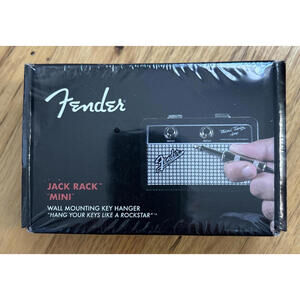 Fender Guitar Amp Mini Wall Mount Key Holder Jack Rack Brand New Very Cool Gift!